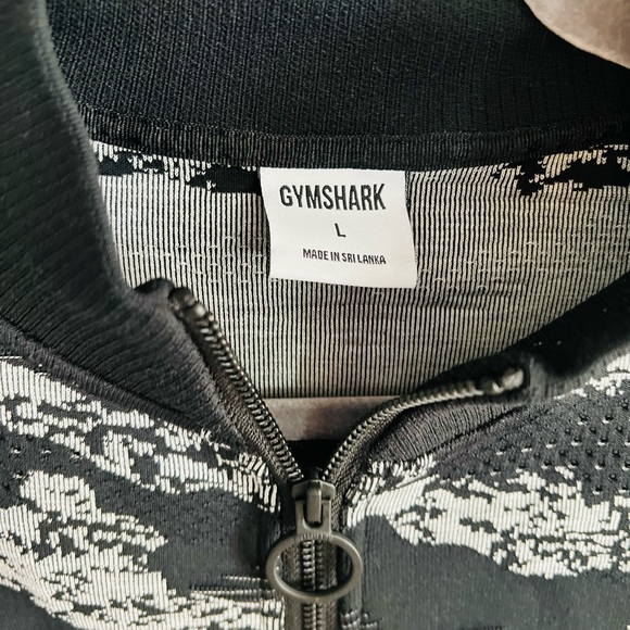 Gymshark | Track Jacket Black Workout Gym - Picture 6 of 7